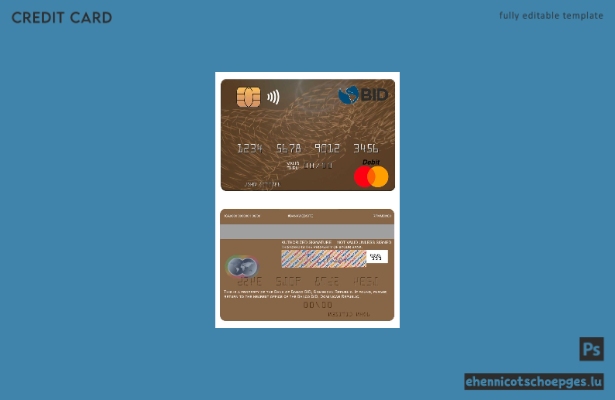 Dominikanische Republik Banco BID Mastercard Beispielvorschau